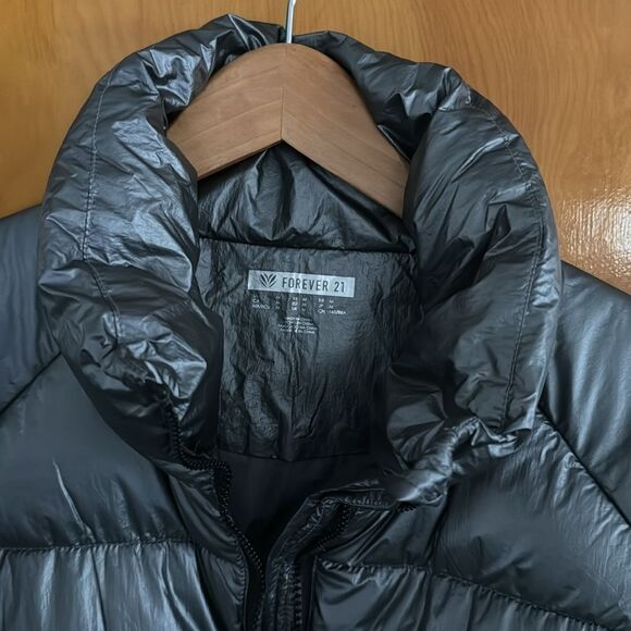 Puffer Jacket Womens Medium Gray - Picture 2 of 4